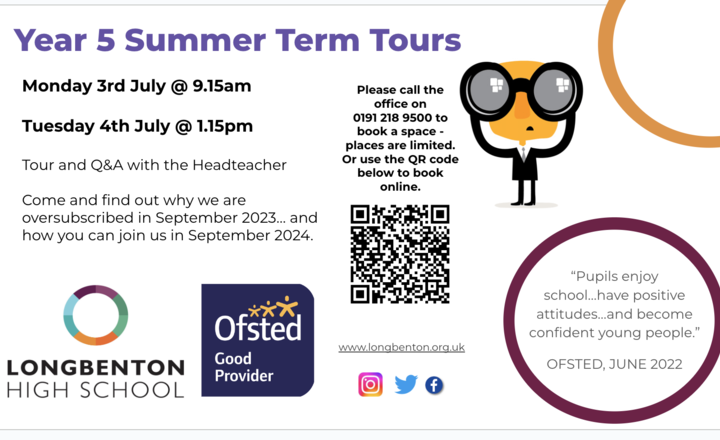 Image of Year 5 Summer Term Tours