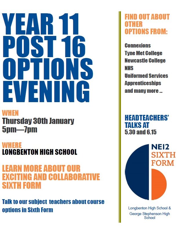 Image of Year 11 Post-16 Options Evening