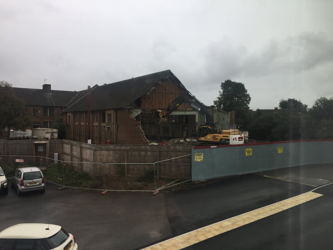 Image of Demolition of the old East Wing!