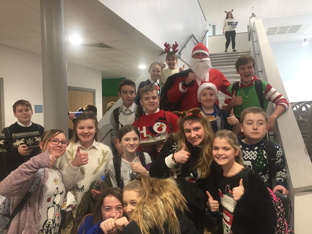 Image of Santa Visits Longbenton High School!