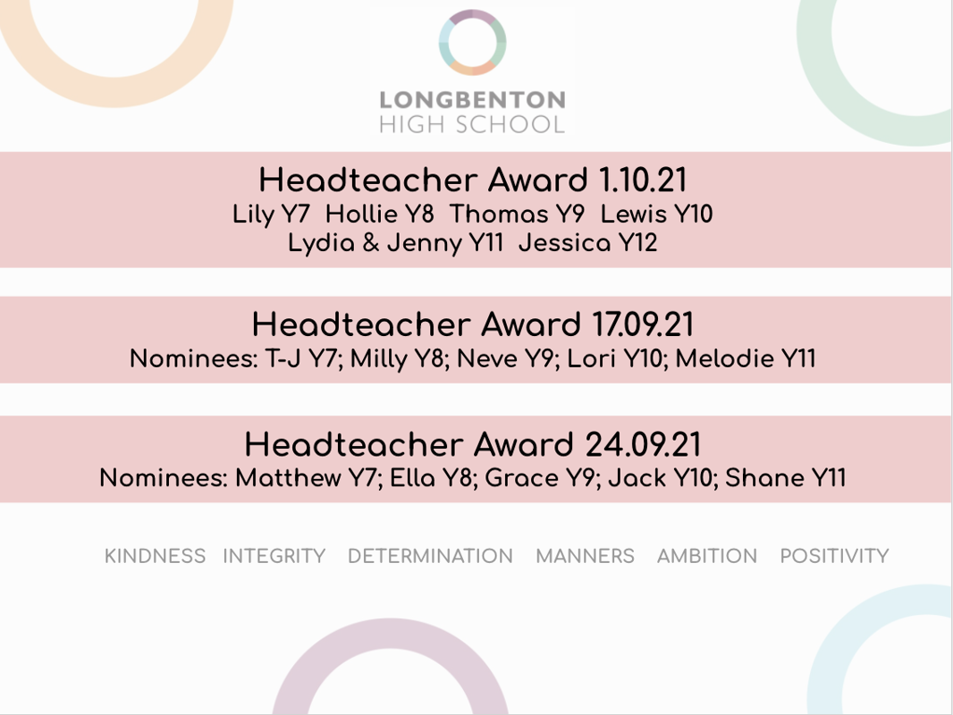 Image of Headteacher Award Nominees 