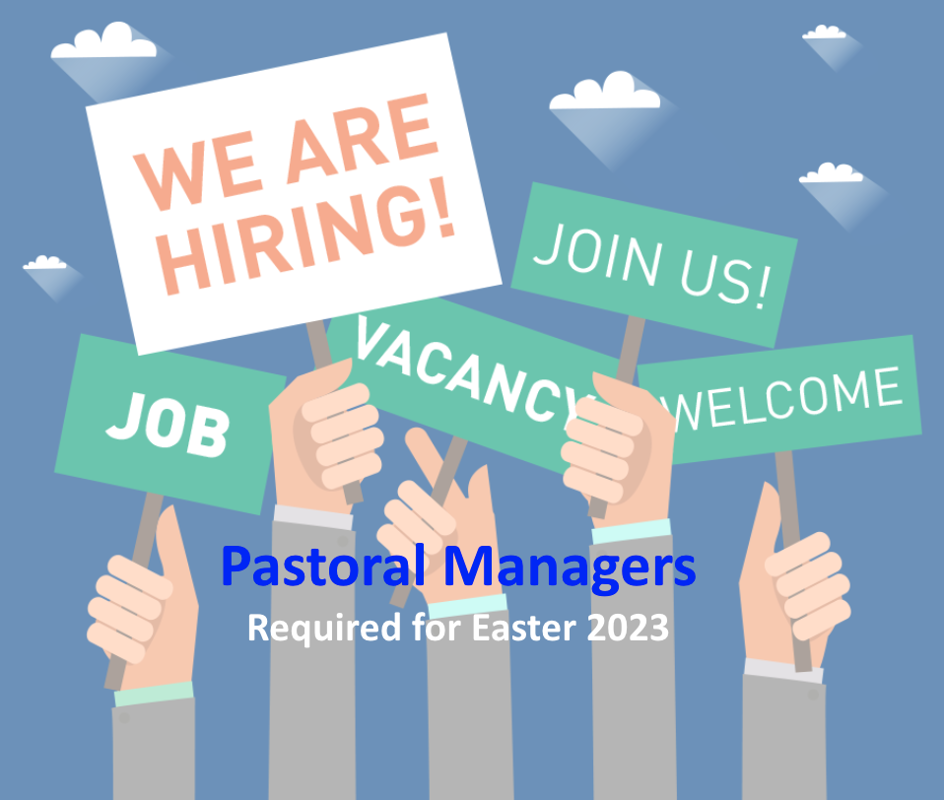 Image of Work with us: Pastoral Managers required for April 2023