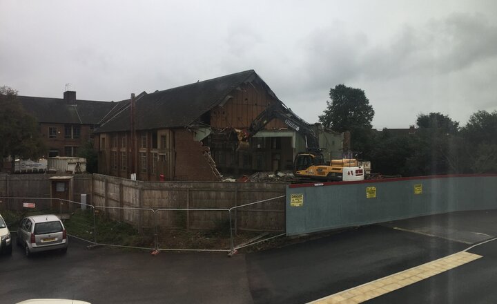 Image of Demolition of the old East Wing!