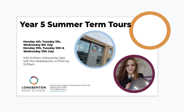Image of Year 5 Summer Term Tours