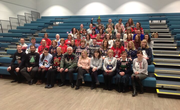 Image of Staff wear their Christmas jumpers!