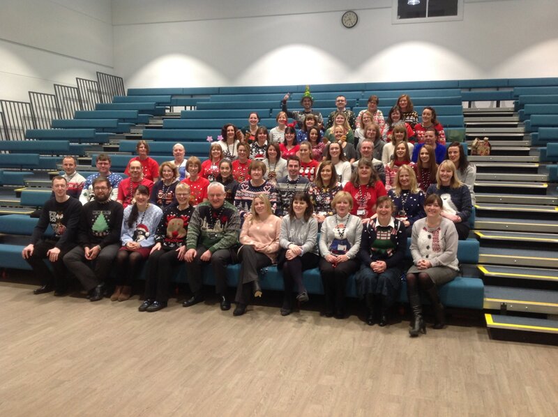 Staff wear their Christmas jumpers! | Longbenton High School